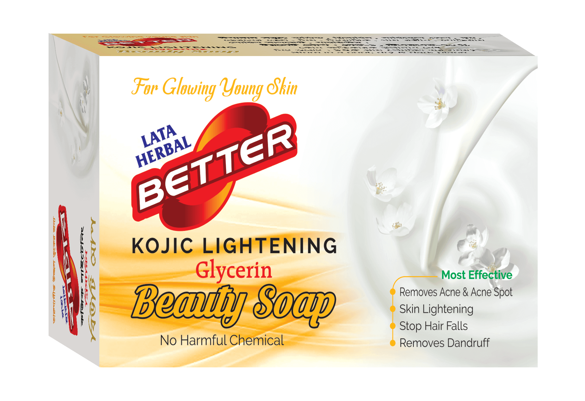 Lata Herbal Better Kojic Lightening Glycerin Soap